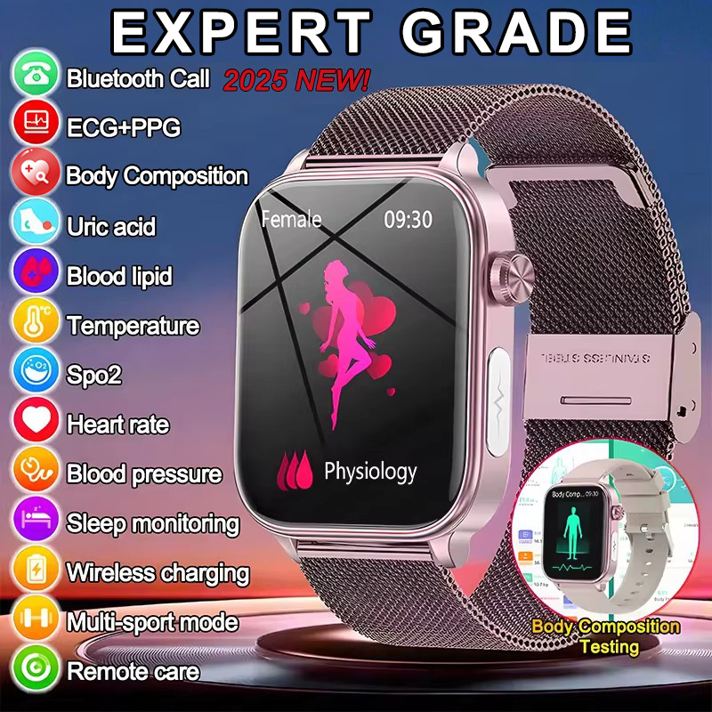 High Jewelry Watches - 2025 New ECG+PPG Monitoring Smart Watch