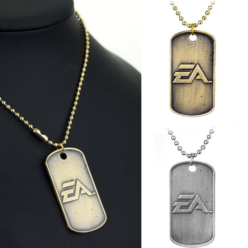 Mens Dog Tag Necklace - BF4 Battlefield 4 Necklaces Fashion Dog