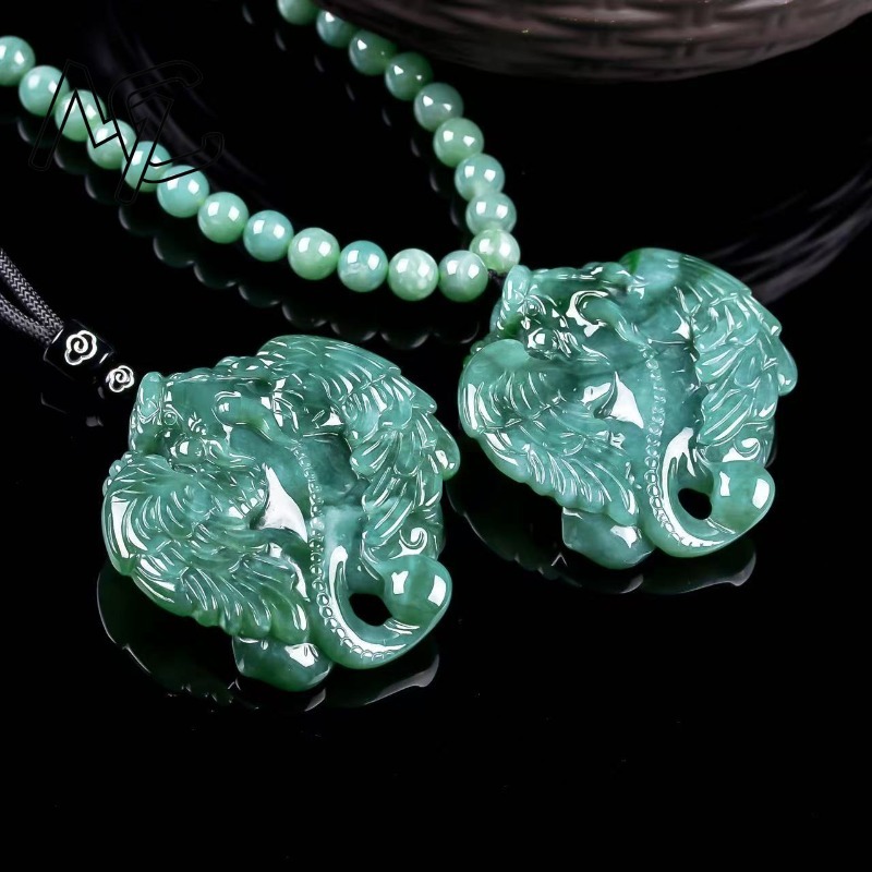 Jewelry & Watches Spółka Z Ograniczoną Odpowiedzialnością - Natural Real Emerald Blue Water Flying