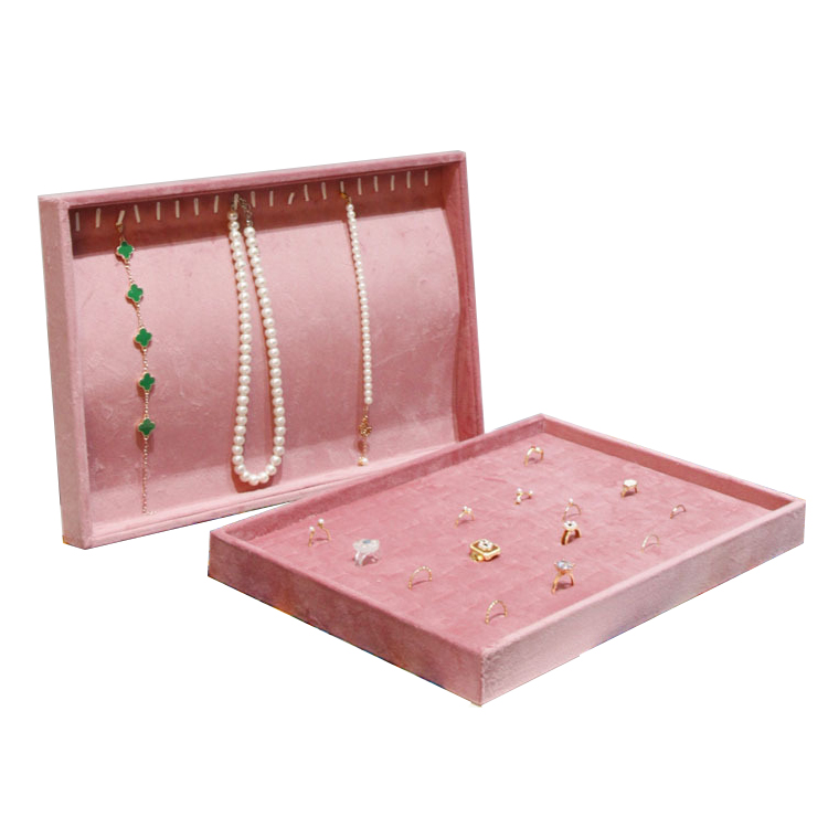 Pink Velvet Jewelry Display Tr - Jewelry And Watches Stores ulasan dan harga