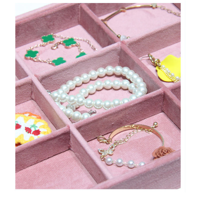 Pink Velvet Jewelry Display Tr - Jewelry And Watches Stores ulasan dan harga