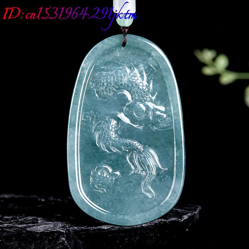 Burmese Jadeite Dragon Pendant - Necklace Pendant ulasan dan harga