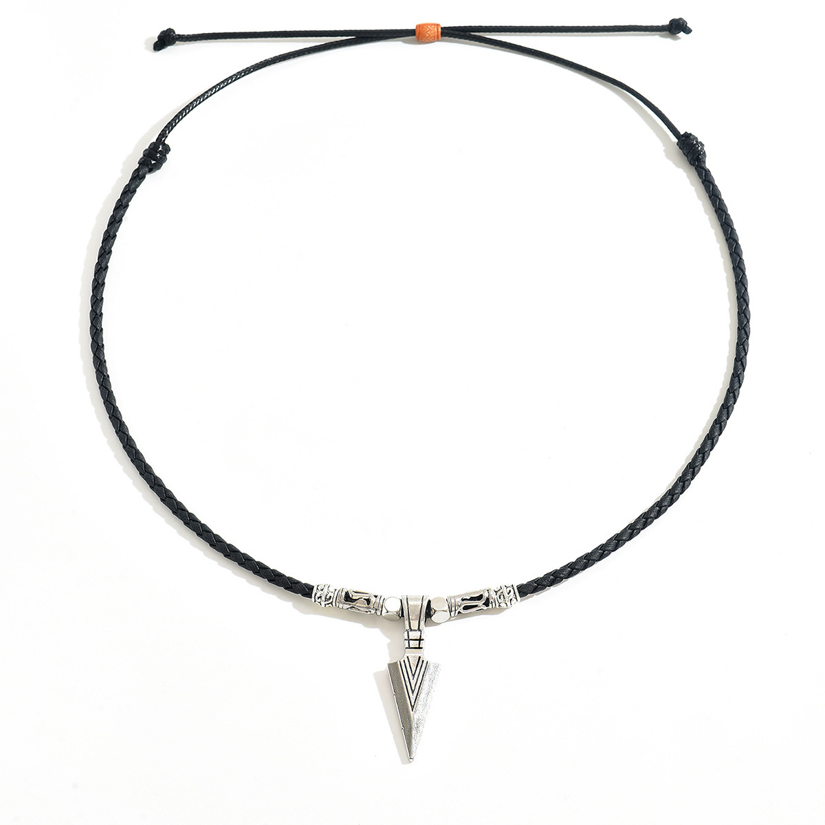 1PC Men's retro artificial lea - Mens Dog Tag Necklace ulasan dan harga