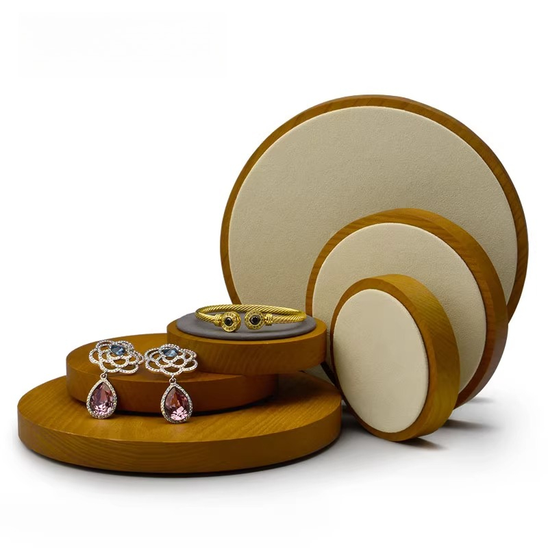 Solid Wood Jewelry Display Tra - Jewelry And Watches Stores ulasan dan harga