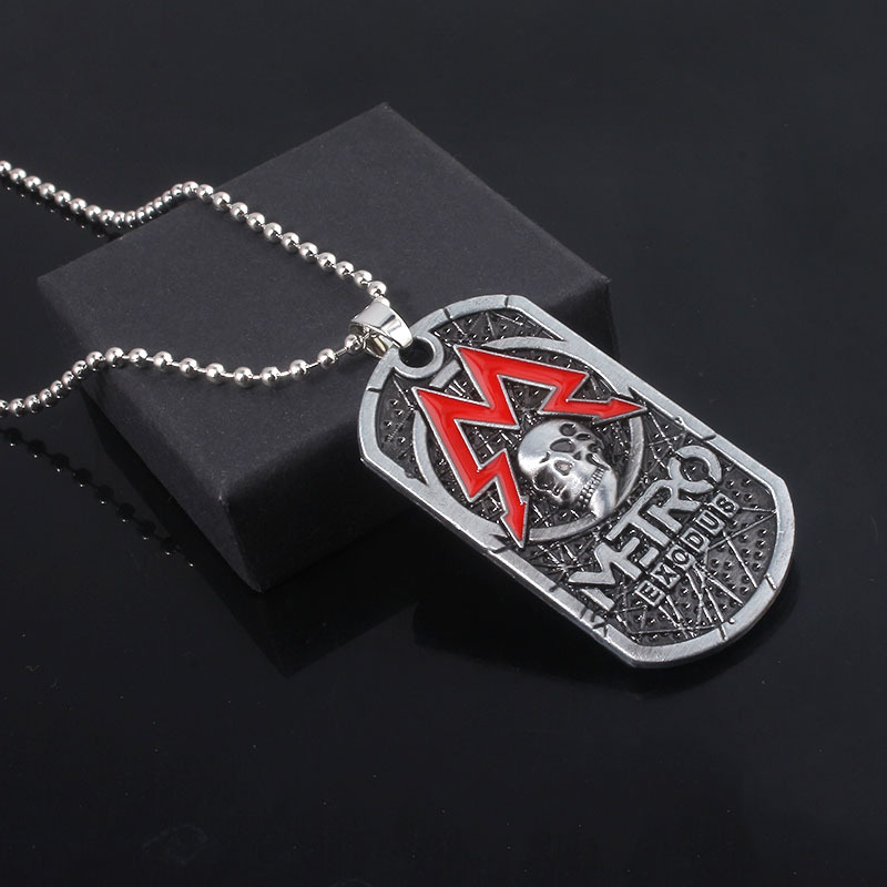 Game Metro Exodus 2033 Keychai - Mens Dog Tag Necklace ulasan dan harga