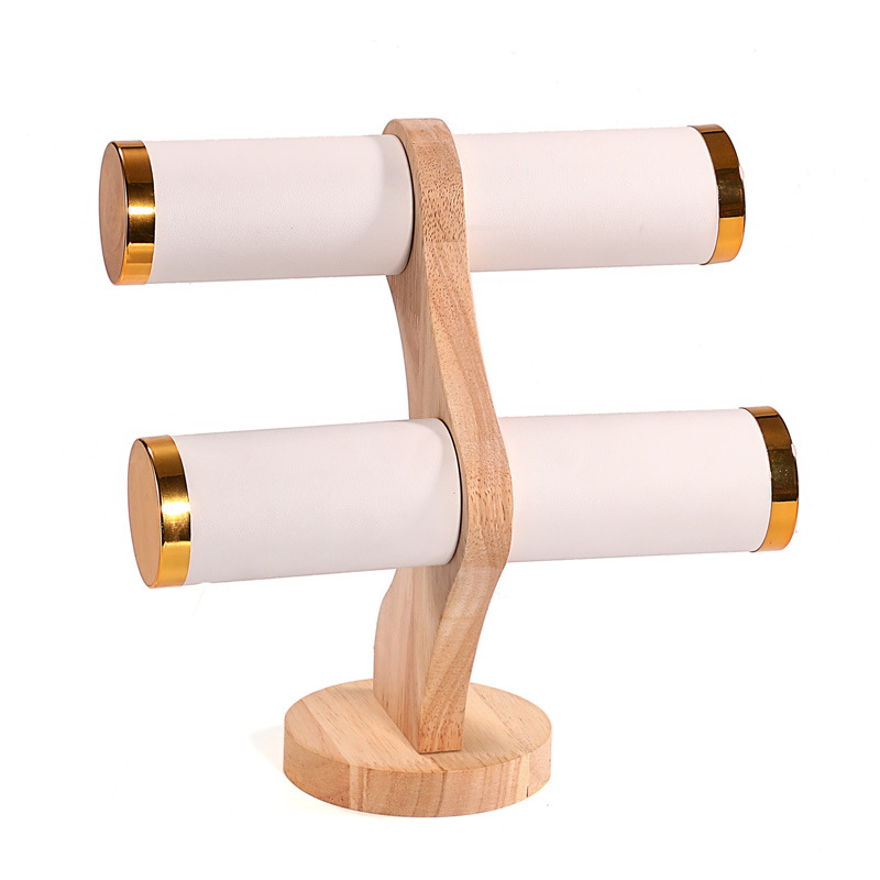 2-Tier Curved Wood Bracelet Ho - Jewelry And Watches Stores ulasan dan harga