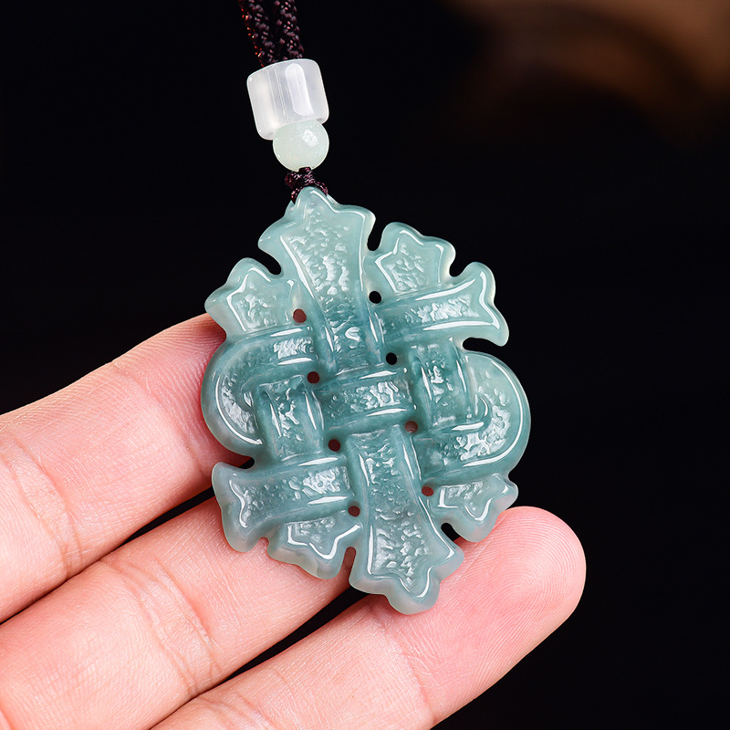 Natural Burmese Jadeite Chines - Necklace Pendant ulasan dan harga